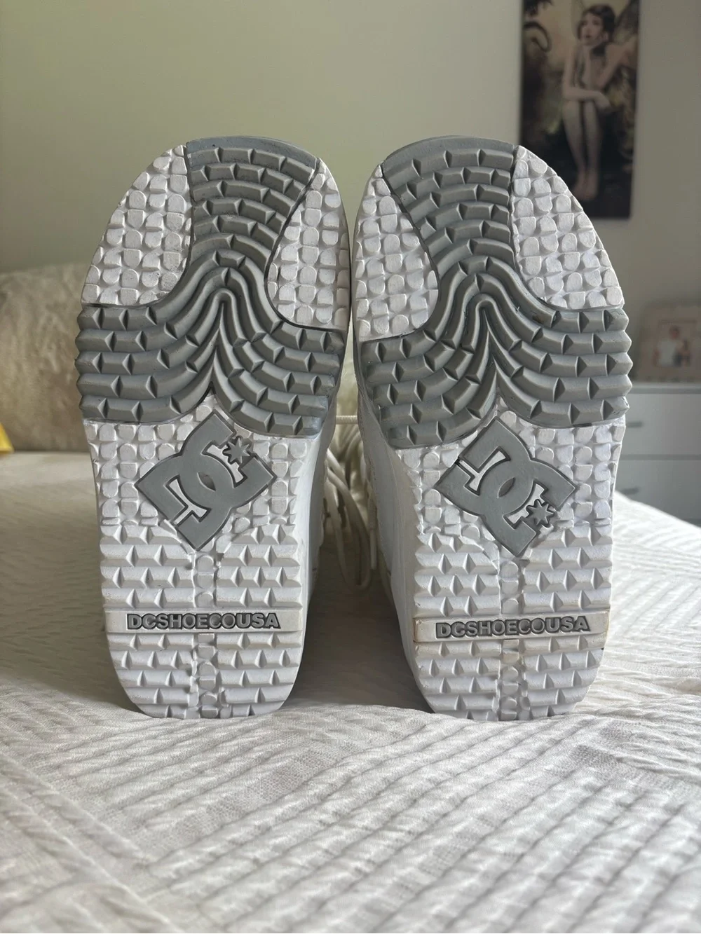 DC Snow Boots with White Faux Fur